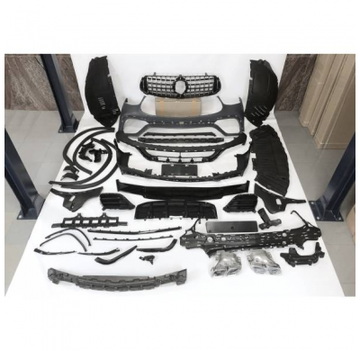 Kit De Carrocería Mercedes X253 Glc 2019+ Look Amg Glc63 Plástico Abs
