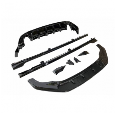 Kit De Carrocería Volkswagen Golf 7.5 Gti Brillante Negro Plástico Abs