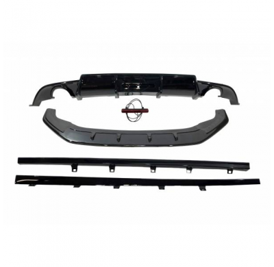 Kit De Carrocería Volkswagen Golf 7 Brillante Negro fabricado en: Plástico ABS