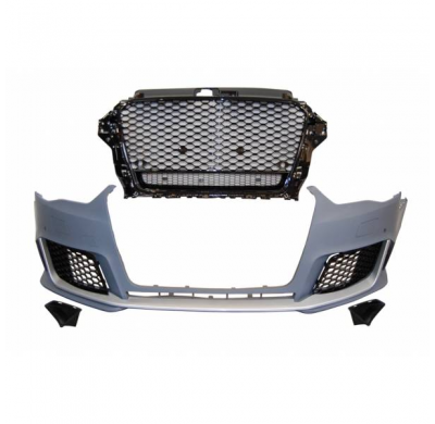 Paragolpes Delantero Audi A3 2013-2015 4 Puertas / Cabriolet Look Rs3  - Plástico Abs