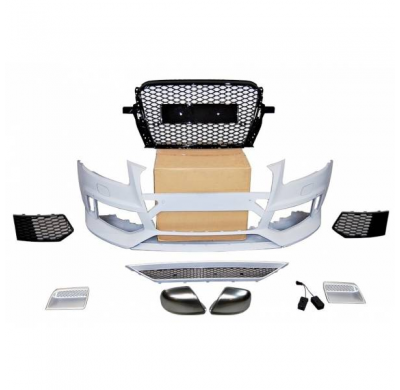 Paragolpes Delantero Audi Q5 2012-2016 Look RSQ5 Cubre espejos fabricado en: Plástico ABS