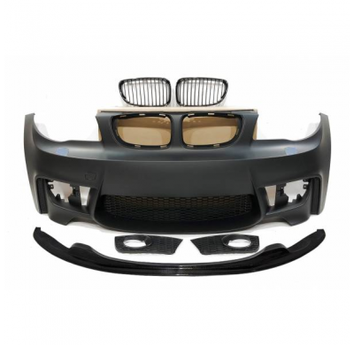 Paragolpes Delantero Bmw E82/E88/E87/E81  Look M1 05-11 Spoiler Carbono - Paragolpes Delantero Plástico Abs