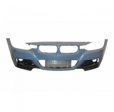PARAGOLPES DELANTERO BMW F30 / F31 ABS C/PUNTERAS CARBONO - Paragolpes delantero Plástico ABS