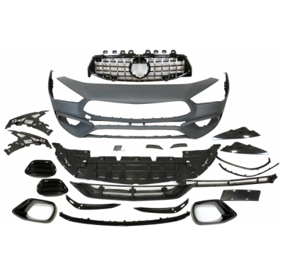 Paragolpes Delantero Mercedes W118 CLA Sedan Look A45 Plástico ABS