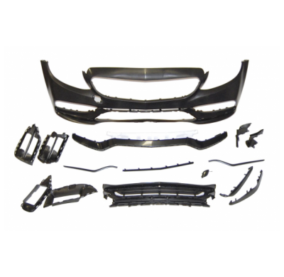 Paragolpes Delantero Mercedes W205 2019+ 2p / 4p / Sw Look C63 New Plástico Abs