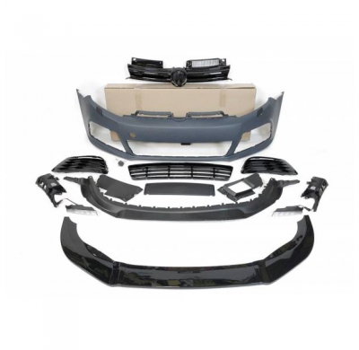 Paragolpes Delantero Volkswagen Golf 6 R20 Spoiler Plástico Abs
