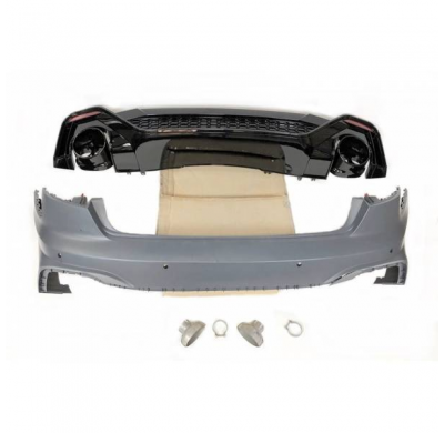 Paragolpes Trasero Audi A4 2020+ Look RS4 Plástico ABS