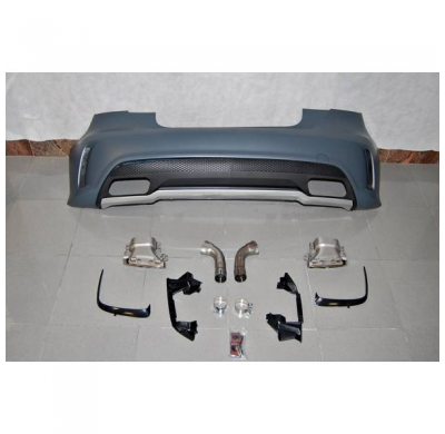 Paragolpes Trasero Mercedes W176 2012-2015 Look AMG A45 - Plástico ABS
