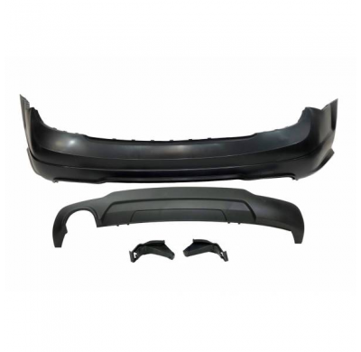 Paragolpes Trasero Mercedes W204 07-13 2-4p 1 Salida Look Amg Abs - Plástico Abs
