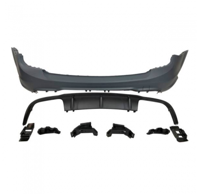 Paragolpes Trasero Mercedes W204 Sw 07-13 C63 Look Amg  - Paragolpes Trasero Plástico Abs