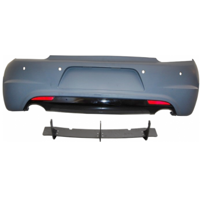 Paragolpes Trasero Volkswagen Scirocco R 2008-2013 Difusor Plástico Abs