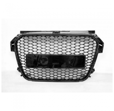 Parrilla Audi A1 Look Rs1 Black - Parrilla Frontal