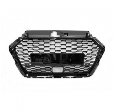 Parrilla Delantera Audi A3 2017-2018 Look Rs3 - Plástico Abs