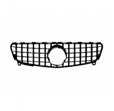 Parrilla Mercedes W176 2016-2018 Look Gt Negro Brillante - Plástico Abs