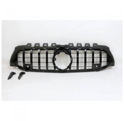 Parrilla Mercedes W177 / V177 GTR Cámara 360 Negro Brillante Plástico ABS