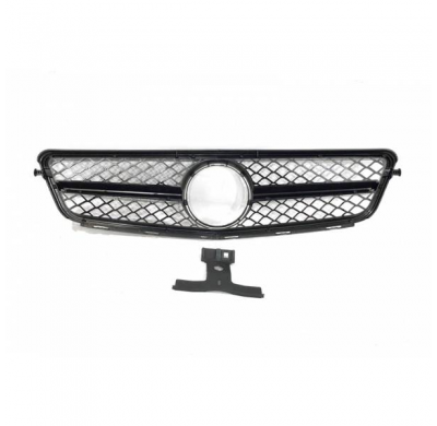 Parrilla Mercedes W204 2007-2014 Look Diamond Plástico ABS