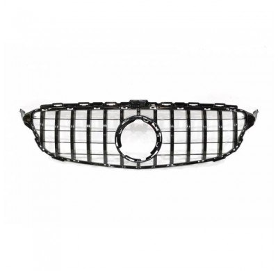 Parrilla Mercedes W205 2019 Look GT Full Black Plástico ABS