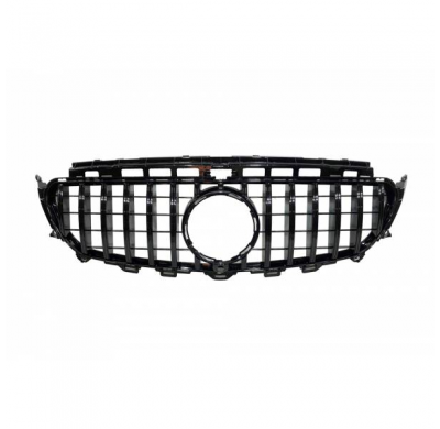 Parrilla Mercedes W213 Look GT Full Black Cámara