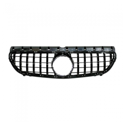 Parrilla Mercedes W246 2015-2018 Look GT Full Black fabricado en: Plástico ABS