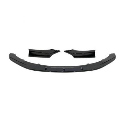 Spoiler Delantero Bmw F20 / F21 12-14 Look M Performance Negro Brillo *Plástico Abs