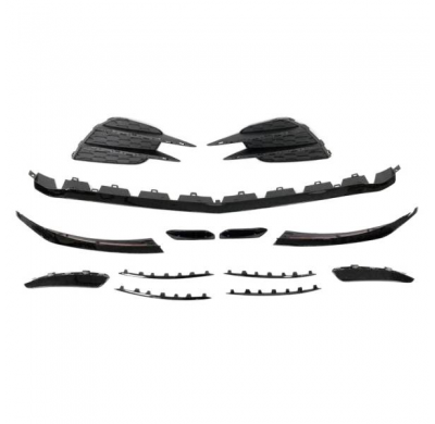 Spoiler Delantero Mercedes W177 Look Amg A45 2019 Rejillas Plástico Abs