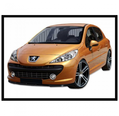 SPOILER DELANTERO PEUGEOT 207 ABS - Spoiler delantero Plástico ABS