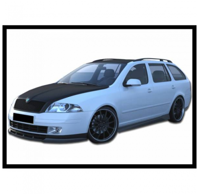 SPOILER DELANTERO SKODA OCTAVIA II ABS - Spoiler delantero Plástico ABS