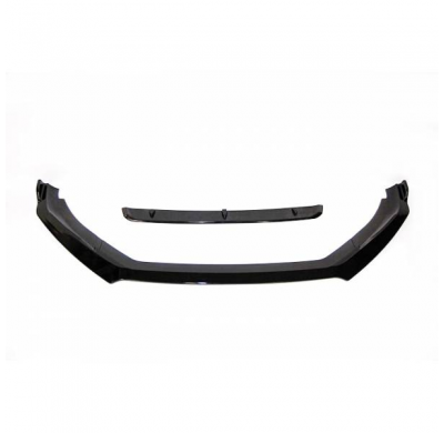 Spoiler Delantero Volkswagen Scirocco R20 2015+ Negro Brillante - Plástico Abs