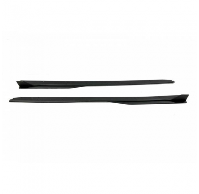 Taloneras Ford Mustang 2015-2020 Look Gt500 Negro Mate Plástico Abs