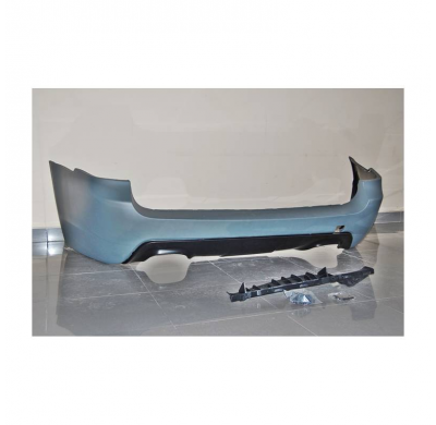 Paragolpes Trasero Bmw E61 Look M 2 Salidas Abs - Plástico Abs