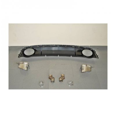 Difusor Trasero Audi A4 B8 4p / Avant 12-15 Look Rs4 - Plástico Abs