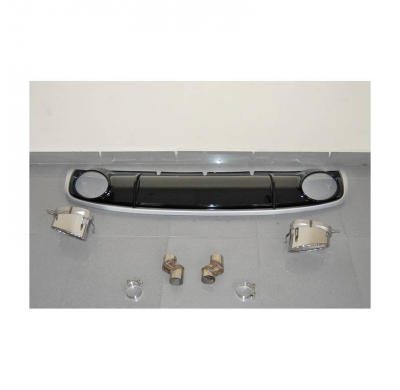 Difusor Trasero Audi A4 B8 4p / Avant 12-15 Look Rs4 - Plástico Abs