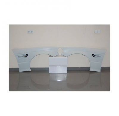 ALETAS DELANTERAS BMW E46 COUPE 1998-2001 LOOK M3 - Aletas delanteras Fibra de vidrio