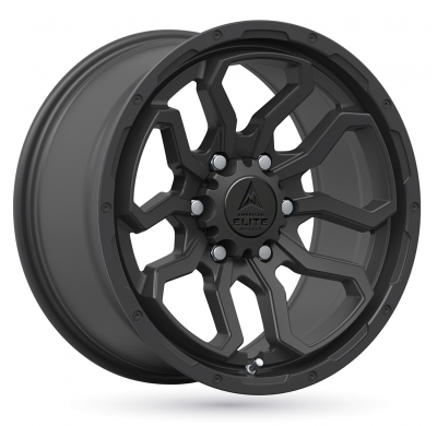 LLANTA ALUMINIO AMERICAN ELITE WHEELS SPARTAN AEW NEGRO MATE 9 x 17 Et:12  6 x 135 87,1