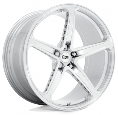 LLANTA ALUMINIO Ohm AMP PLATA CARA PULIDA 9 x 22 Et:25  5 x 120 64,1