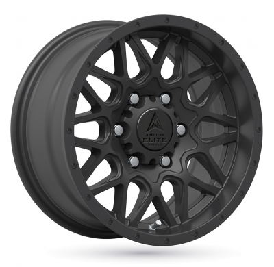 LLANTA ALUMINIO AMERICAN ELITE WHEELS BRUISER NEGRO MATE 8 x 16 Et:10  6 x 114,3 66,1