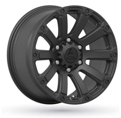 LLANTA ALUMINIO AMERICAN ELITE WHEELS DEFENDER NEGRO MATE 9 x 18 Et:12  6 x 139,7 110