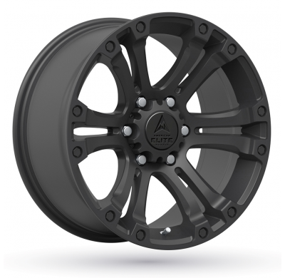 LLANTA ALUMINIO AMERICAN ELITE WHEELS HERO NEGRO MATE 9 x 17 Et:12  6 x 114,3 66,1