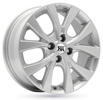 LLANTA ALUMINIO RACER R-02 PLATA 6,5 x 16 Et:44  4 x 100 60,1