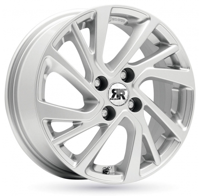 LLANTA ALUMINIO RACER R-03 PLATA 6 x 15 Et:40  4 x 100 60,1