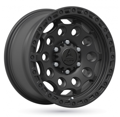 LLANTA ALUMINIO AMERICAN ELITE WHEELS RENEGADE NEGRO MATE 9 x 18 Et:12  6 x 135 87,1