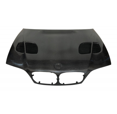Capó Carbono BMW E46 '02-06 2P. Look M3 GTR C/T Fibra de Carbono