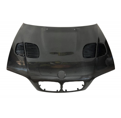 Capó Carbono BMW E46 Look M3 GTR Fibra de Carbono
