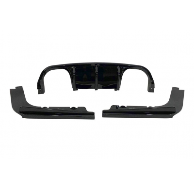 Difusor Trasero BMW E92 / E93 Look M3 Brillante Negro Plástico ABS