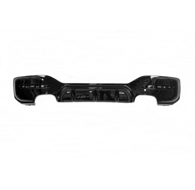 Difusor Trasero BMW F20 / F21 LCI Look M Performance Brillante Negro Plástico ABS
