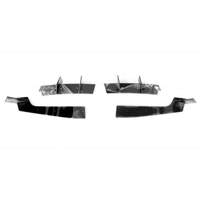 Difusor Trasero Ford Mustang 2018-2020 Brillante Negro Plástico ABS