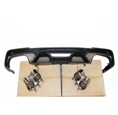 Difusor Trasero Ford Mustang 2018+ look GT500 Plástico ABS