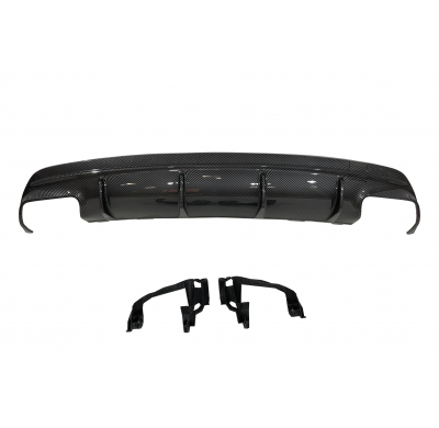 Difusor Trasero Mercedes CLA W117 2013-2018 4P/SW Look A45 ABS Plástico ABS