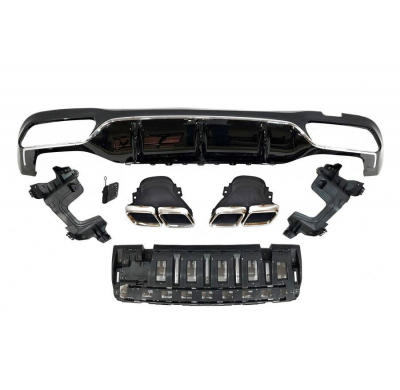 Difusor Trasero Mercedes W213 4 puertas / Station Wagon look AMG E63 ABS Plástico ABS