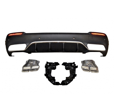 Difusor Trasero Mercedes X253 2015-2019 Look AMG Plástico ABS